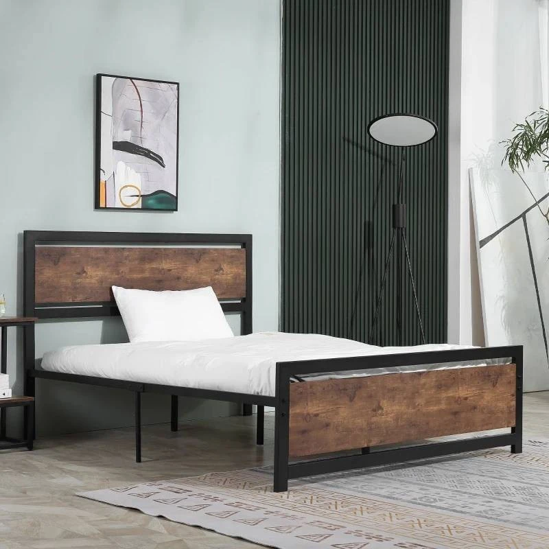 metal frame full size bed frame factory